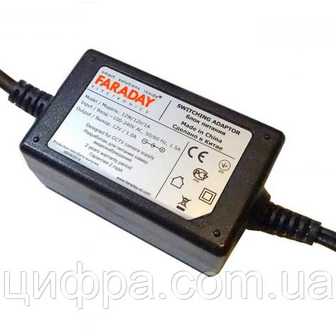 Блок живлення Faraday 12W/12V/1A, фото 1