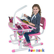 Дитяча парта зі стільчиком FunDesk Sorriso Pink, фото 5
