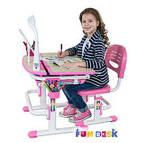 Дитяча парта зі стільчиком FunDesk Sorriso Pink, фото 6