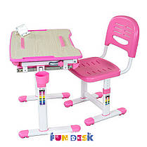 Дитяча парта розтишка та стільчик FunDesk Bambino Pink, фото 3