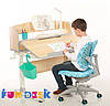 Парта, що росте, для школяра FunDesk Sentire Grey, фото 7
