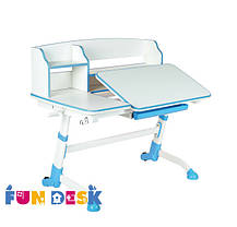Парта регульована за висотою та нахилом FunDesk Amare II Blue, фото 3