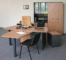 Варіант розстановки меблів з серії кабінетів для керівника-ВЕРОНА