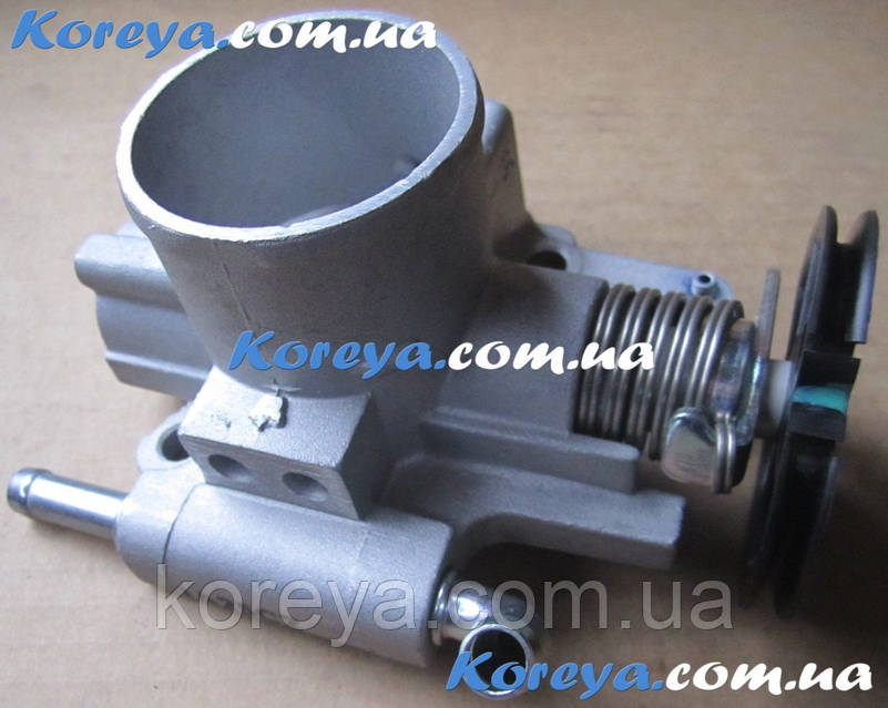 Корпус дроссельной заслонки Ланос 1.6 Нубира 1.6 в сборе ( с