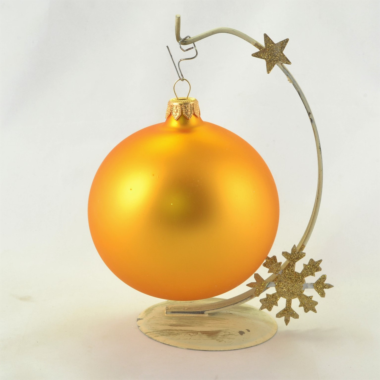 Новорічна іграшка Куля D100 МАТ.ЗОЛ.