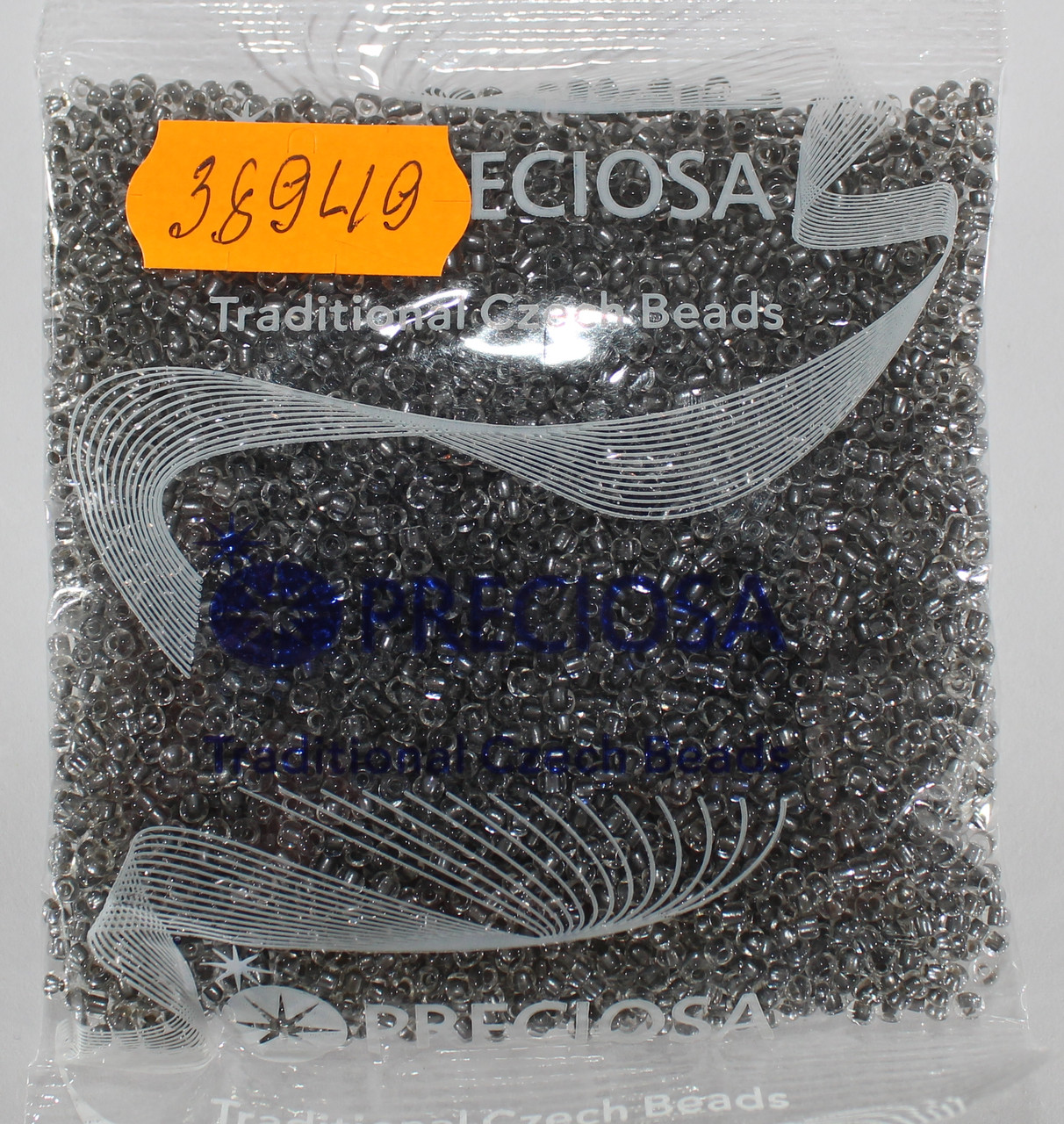 Бісер 10/0, №38949 темно-сірий фарбований (уп.50 грам)