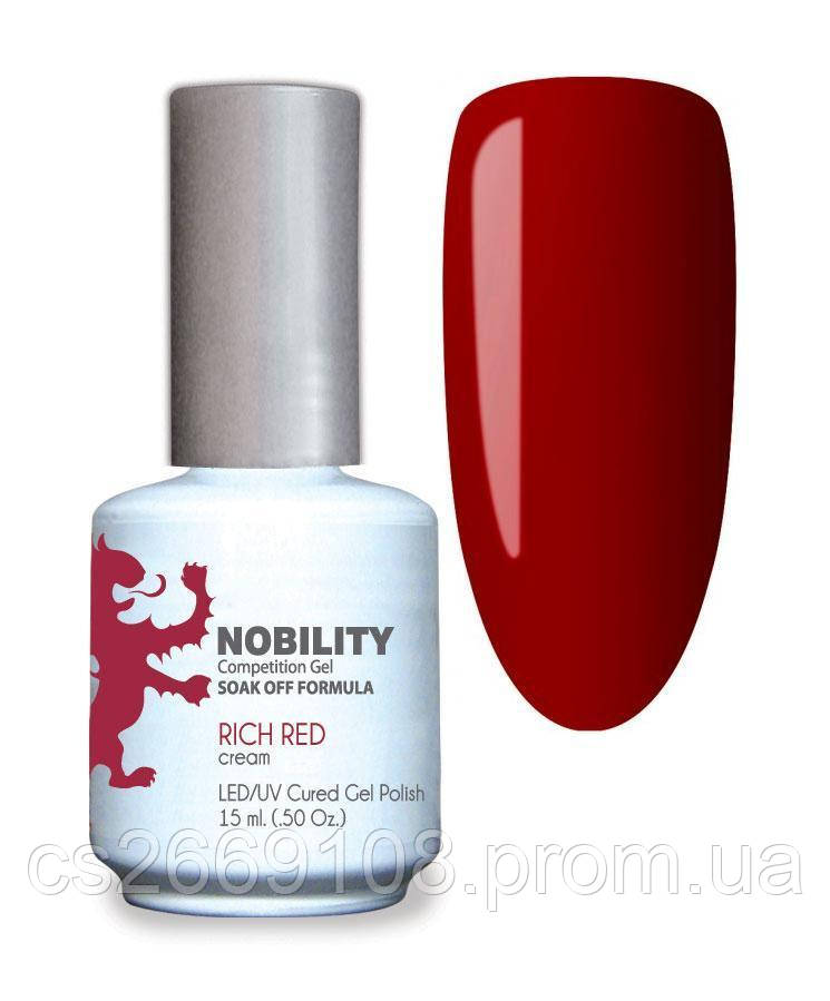 Гель-лак Lechat Nobility 31 RICH RED - червоний, матовий, 15 мл