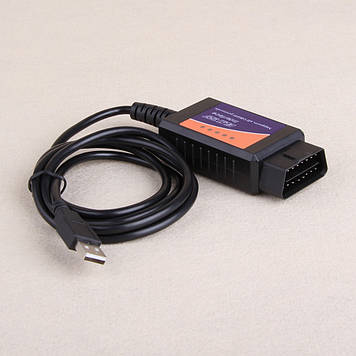 Адаптер OBD2 ELM327 v1.5 USB автосканер гаражний універсальний (діагностика своїми силами) ScanMaster OpenDiag