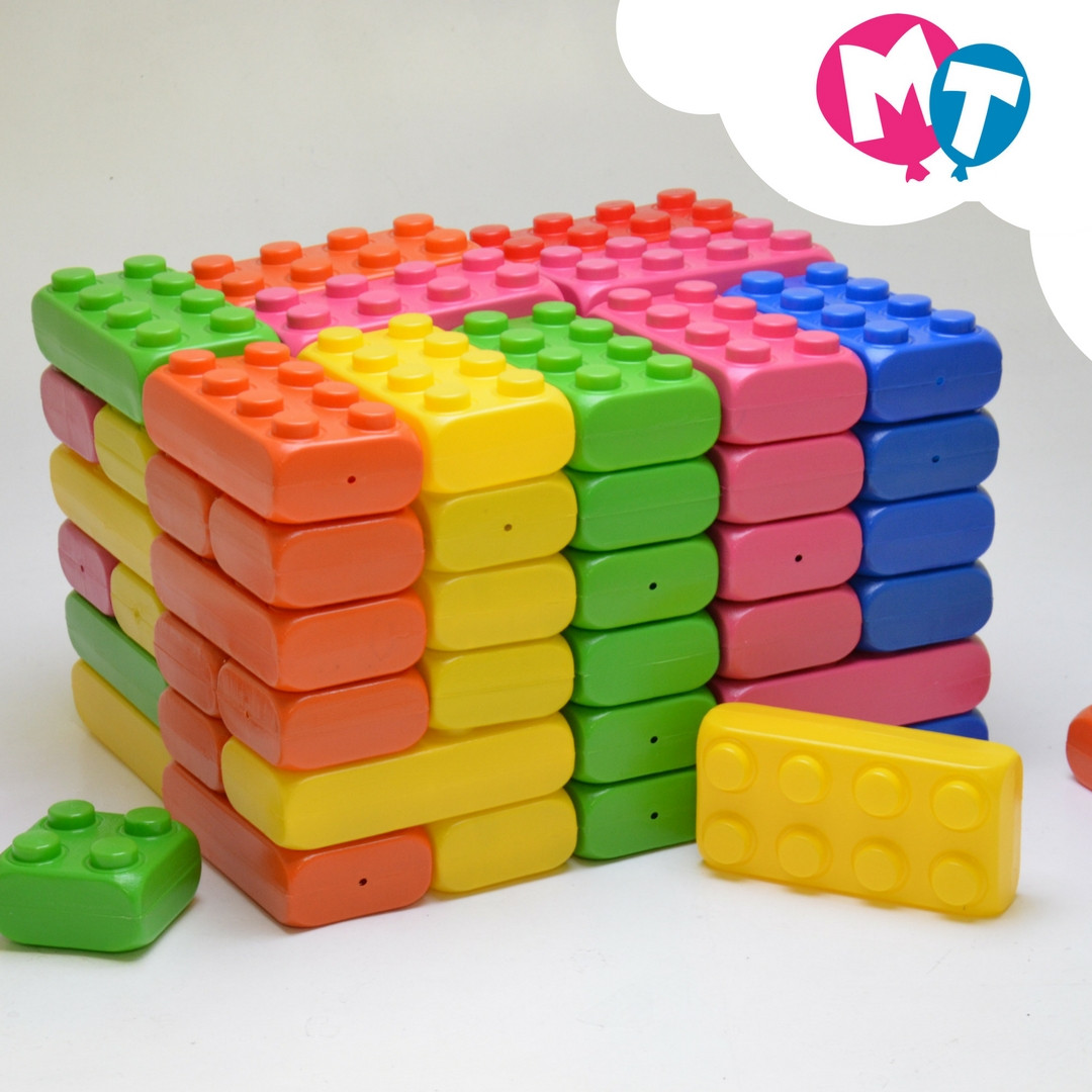 Кубики конструктор дитячий Мега Куб (80 шт.)