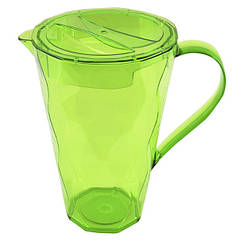 Глечик з акрилу 19х13х21см/1700мл з кришкою Fissman