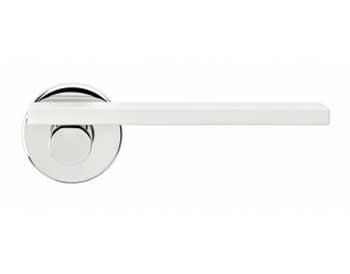 Ручка DND by Martinelli MINIMA MN12Y-ZCBI з накладкою під євроциліндр білий хром