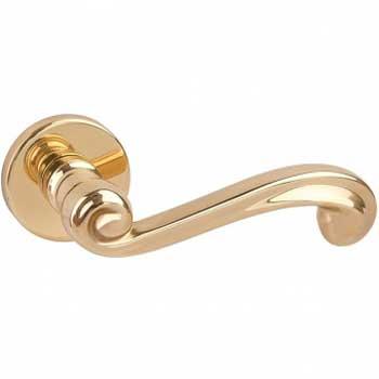 Дверна ручка DND by Martinelli LADY 568/12-OLV полірована латунь