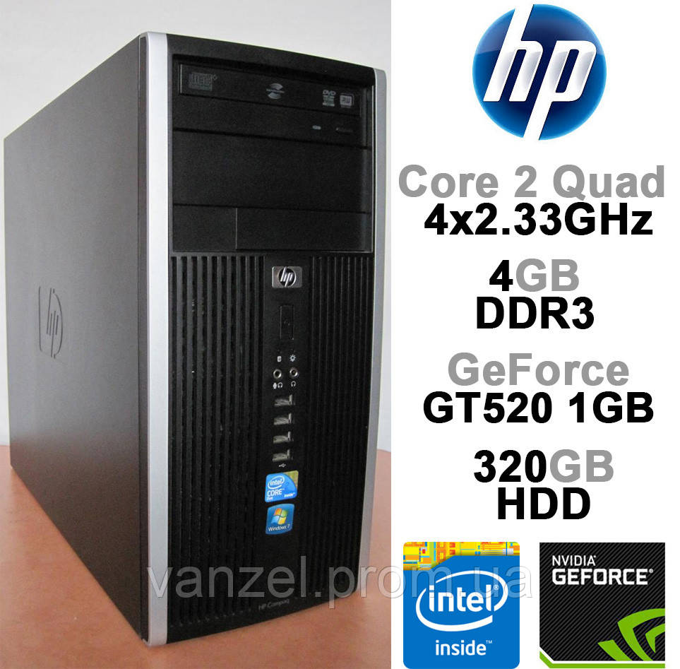 HP 6000 Pro - 4 ЯДРА /4GB DDR3 /GeForce GT520 1GB /320GB HDD - фото 1 - id-p622407160