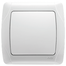 Вимикач VIKO Carmen 1-клав. білий (90561001)