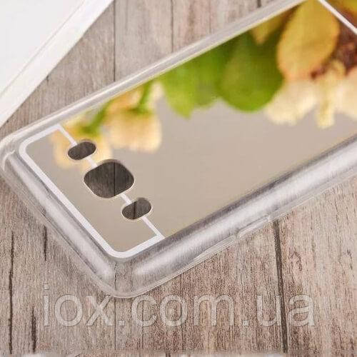 Дзеркальний золотий силіконовий чохол для Samsung Galaxy J510 2016