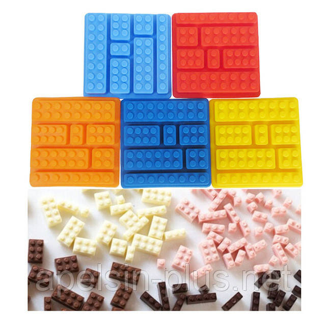 Силіконова форма для цукерок і льоду Конструктор Лего міні
