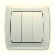 Вимикач VIKO Carmen 3-клав. крем