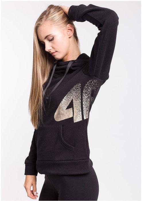 Толстовка 4F, жіноча, чорна (H4Z17-BLD005-60) — XS, фото 1