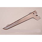 Полицетримач хромований в рейку 20 см система «Вертикаль» Торгове обладнання