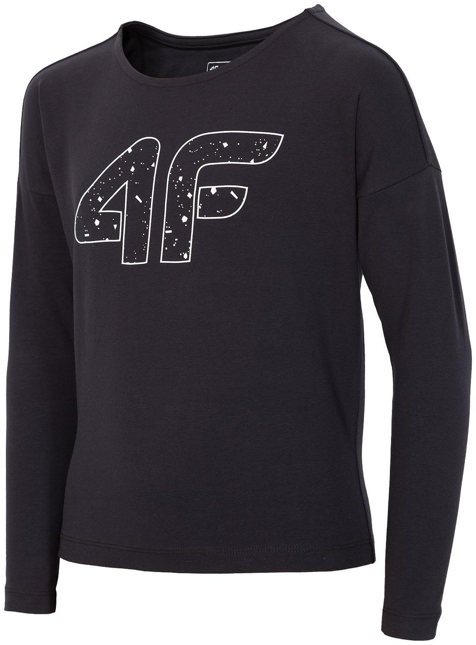 Футболка 4F дівчатам чорний (J4Z17-JTSDL203-60) — 158, фото 1