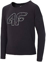 Футболка 4F дівчатам чорний (J4Z17-JTSDL203-60) — 146