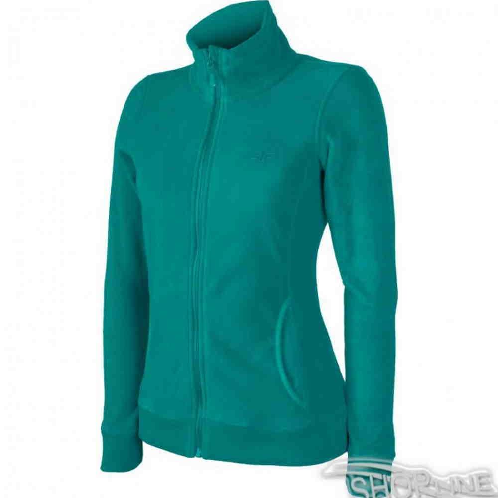 Кофта флісова 4F жіноча зелена (H4L17-PLD001-1518) — XS, фото 1