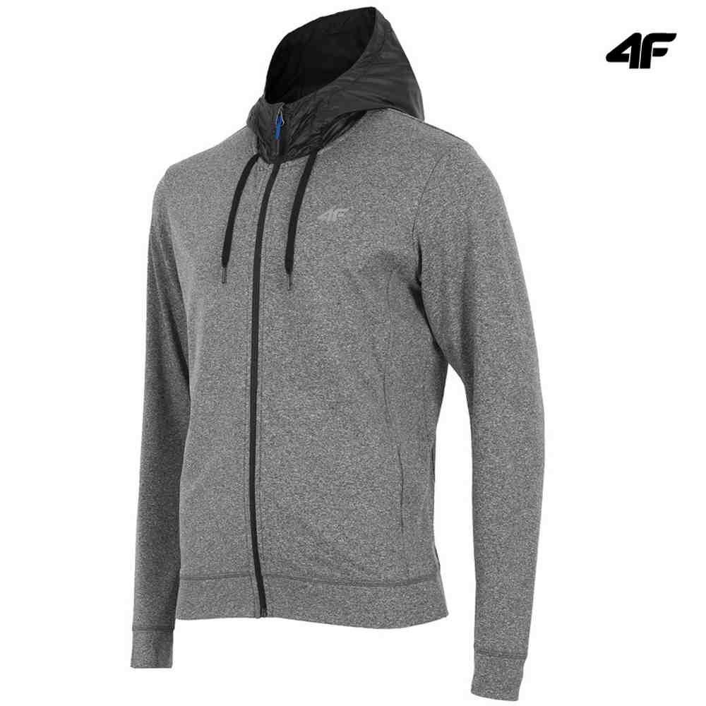 Тренувальна кофта 4F чоловіча сіра (H4L17-BLM004-1948) — M, фото 1