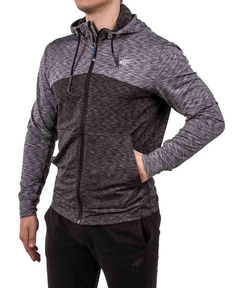 Тренувальна кофта 4F чоловіча темно-сіра (H4L17-BLMF002-1945) — L, фото 1