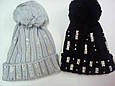 Шапка для дівчинки TuTu арт. 131.3-001201(46-50,50-54,54-58), фото 2