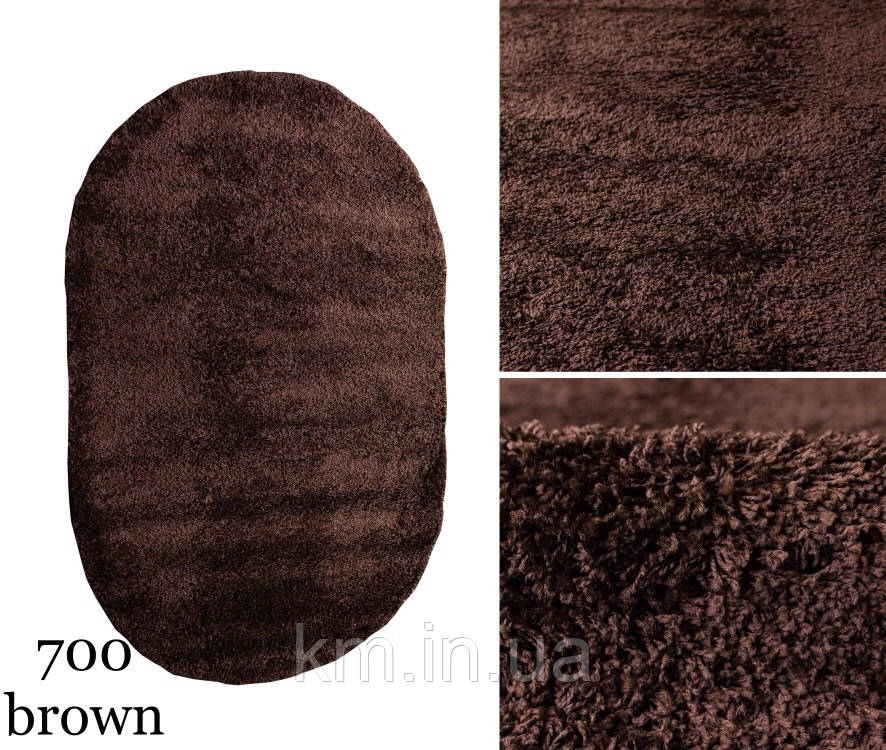 КИЛИМИ ЗВИСОКИМ ВОРСОМ FIRST SHAGGY 700 КОРИЧНЕВИЙ, фото 1