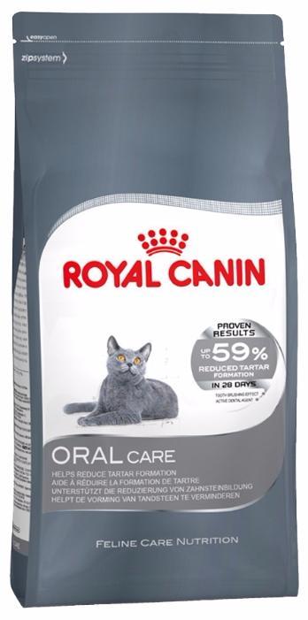 Royal Canin (Роял Канин) Oral Care Сухой корм для кошек профилактика образования зубного камня, 400 г