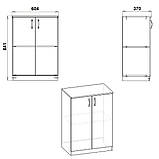 Шафа КШ-17 84*37*60см Компаніт, фото 4