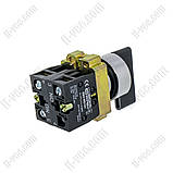 Перемикач 3-позиційний XB2-BJ33 АСКО, фото 4