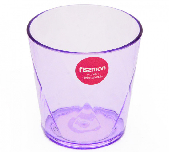 Стакан 9х8.5см/310мл акриловий Fissman, фото 1
