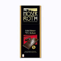 Шоколад MOSER ROTH Edel Bitter 70% cacao, 125 Г (чорний)