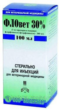 Фловет 30% ін. 100мл Ветсинтез