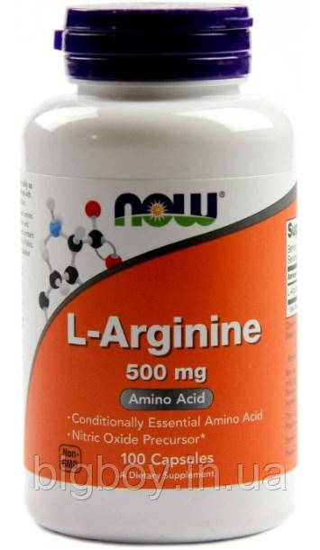 NOW L-ARGININE 500 100 caps