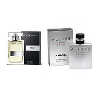 Парфюмированная вода METAL SPORT YODEYMA 100ML (идентична ALLURE HOMME SPORT CHANEL)