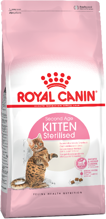 Royal Canin (Роял Канін) Sterilised Kitten корм для стерилізованих кошенят, 2 кг