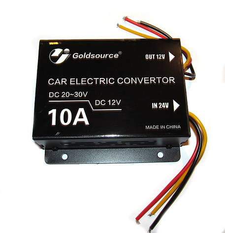 Перетворювач 24-12V 10А, фото 1