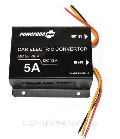 Перетворювач DC 24V-12V 5А, фото 1