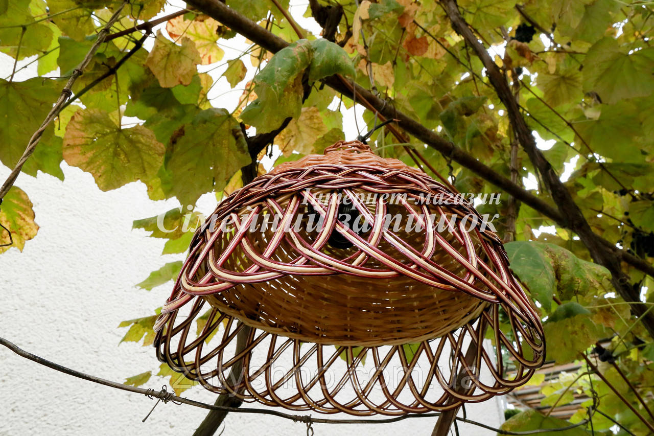 Люстра плетена ручної роботи