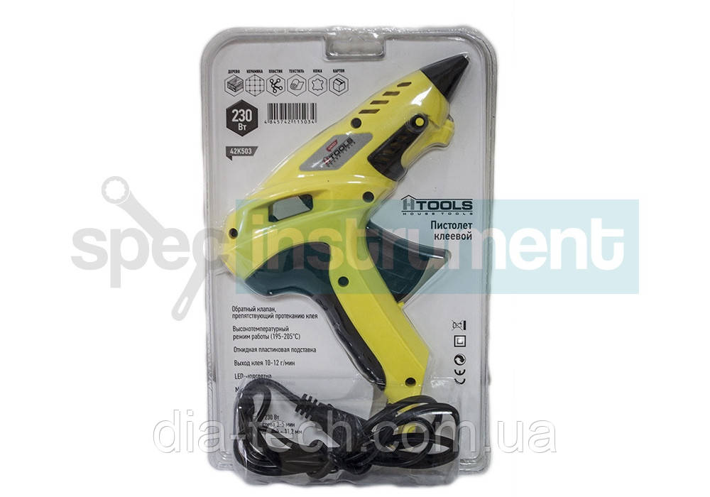 Клейовий пістолет HTools 42K503 11 мм, 230 Вт