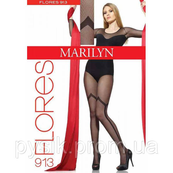 Колготы MARILYN FLORES 913 20ден, сетка с узором