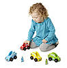 Дерев'яний набір "Гоночні автомобілі" для хлопчиків з 2 років / Race Car Vehicle Set ТМ Melіssa & Doug MD706, фото 4