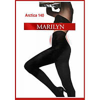 Колготки теплые MARILYN ARCTICA 140ден COMF, Польша, хлопок, размеры 2,3,4 3 черный