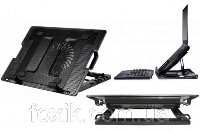 Подставка для ноутбука кулер ErgoStand охлаждение для игр и работы c 2 USB - фото 1 - id-p601651828