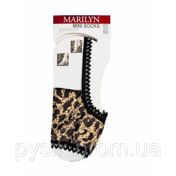 Шкарпетки MARILYN MINI S DOTS/PANT під босоніжки з відкритими пальцями і відкритою п'ятою, Польща