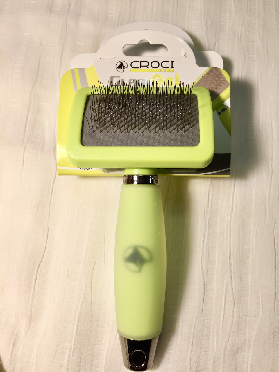 Пуходерка для вичісування шерсті 8x16,5 см Croci для собак і кішок, фото 1