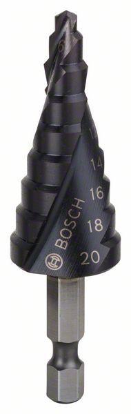 Свердло ступеневу Bosch HSS-AlTiN 4-20 мм hex 1/4" (4-20 мм)
